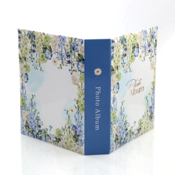 Album na zdjęcia wsuwane Flower Niebieski na 200 zdjęć 10x15